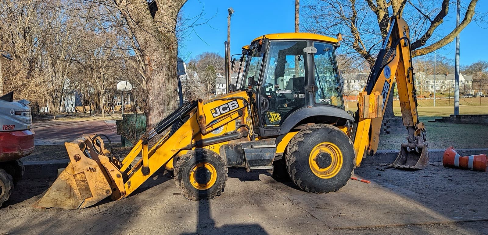 JCB 3CX em operação